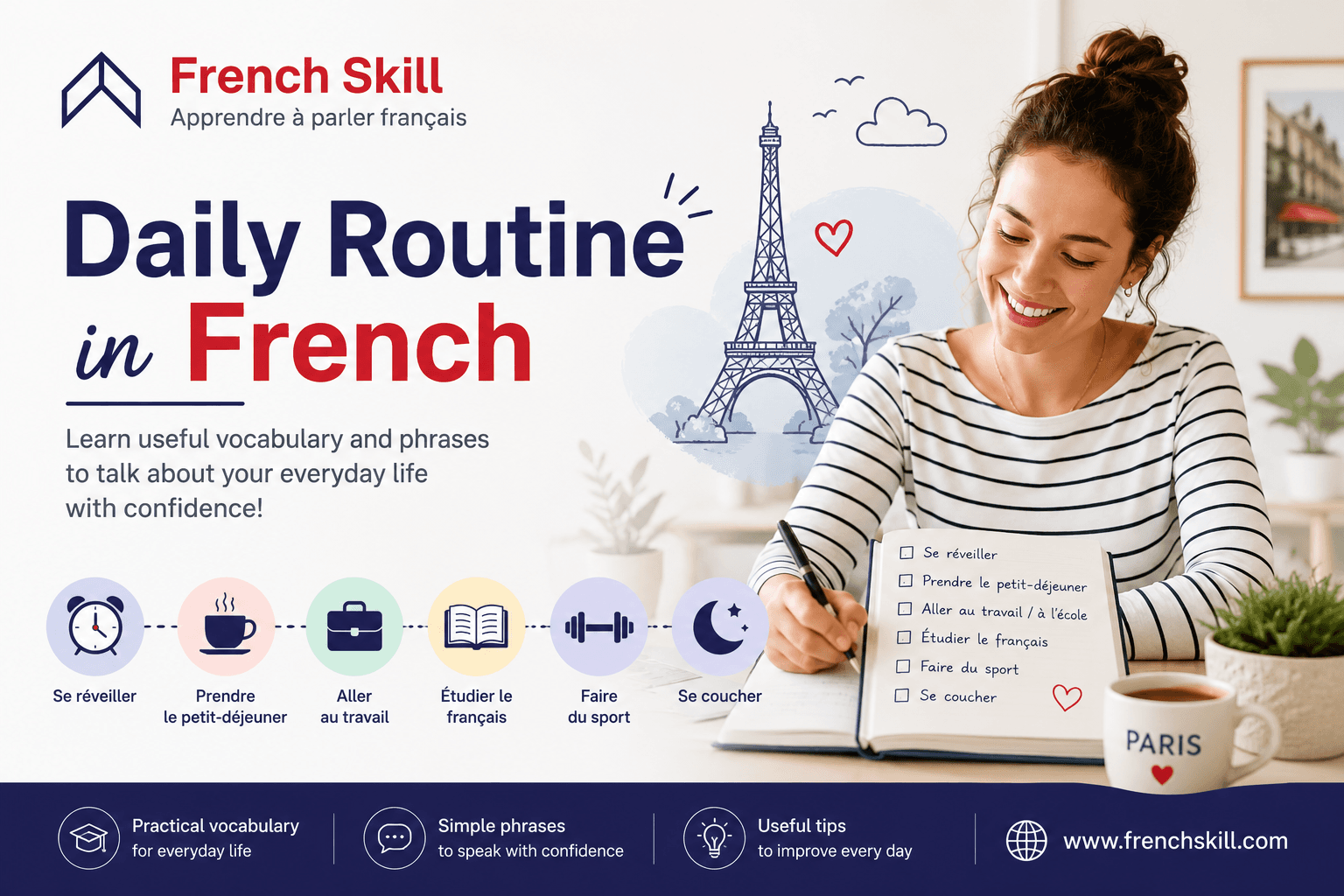 How to Say Daily Routine in French